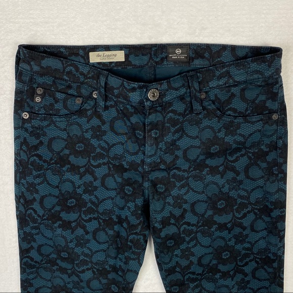 AG The Legging Super Skinny Floral Print Jegging - Picture 2 of 10